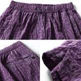 Summer Loose Leopard Print Shorts Men
