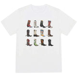 T-Shirt Women Summer Loose Vintage Boho