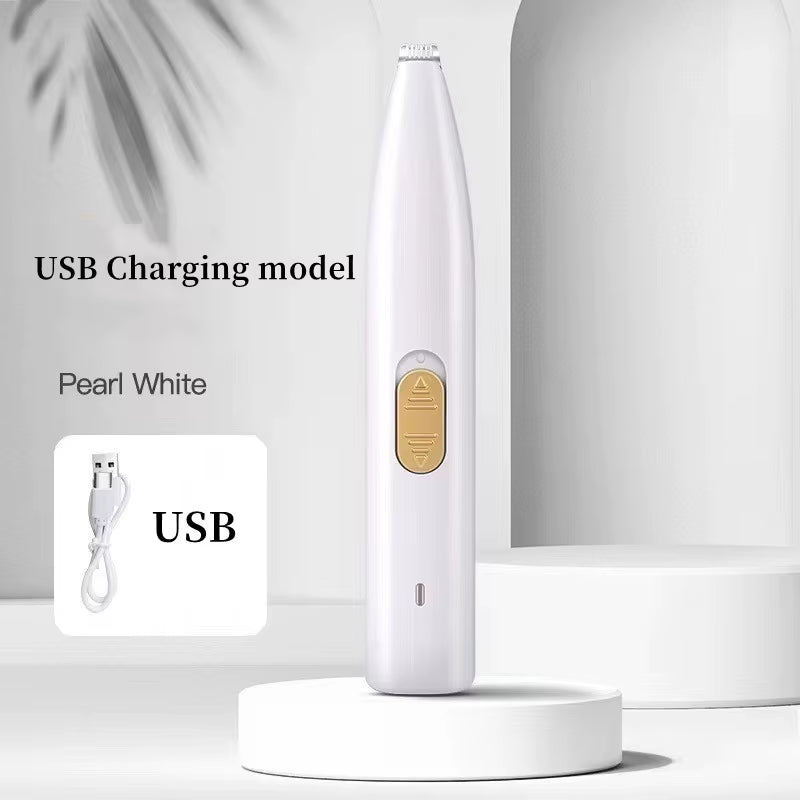 1Pc Electric Pet Clippers Cats Dog Foot Hair Trimmer USB Charging Pet Paw Hair Clipper Shaver Grooming Machine Pets Products