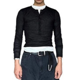 Henrys Solid-color Long-sleeve T-shirt