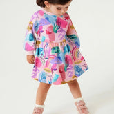 Home Leisure Autumn Long Sleeve Kids' Skirt