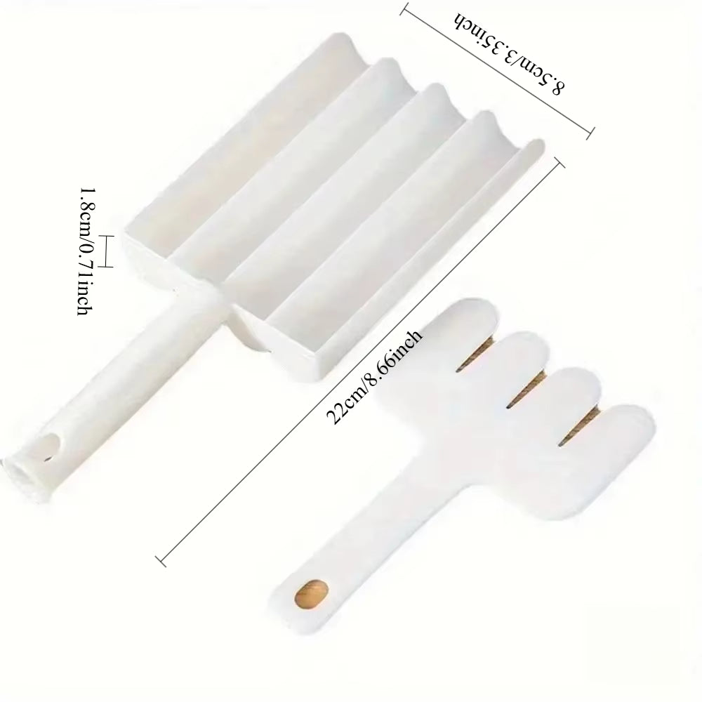 Kitchen Quad Rice Ball Maker Fish Meatball Mold Plastic Scoop Filling Tool