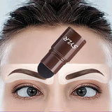 Professional Eyebrow Seal Shaping Set Pen Waterproof Makeup Pen Female Lasting Perfect Eyebrow Template and 10 Templates and Bru
