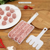 Kitchen Quad Rice Ball Maker Fish Meatball Mold Plastic Scoop Filling Tool
