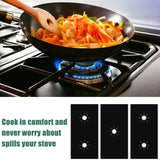 3 Piece Gas Stove Guard, Gas Stove Mat, Stove Anti-Scratch Protection Pad, Stove Surface Guard Is Easy to Clean and Reusable