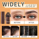 Professional Eyebrow Seal Shaping Set Pen Waterproof Makeup Pen Female Lasting Perfect Eyebrow Template and 10 Templates and Bru