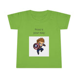 Captain Shield Toddler T-Shirt — Cute Superhero Tee for Boys & Girls