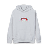 Hoodie — Minimal Red Script Logo Pullover