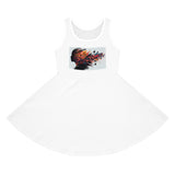 Girls' Sundress with 'Altira Global' Logo — Sleeveless Twirl Dress