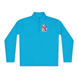 LOVE Retro Block Quarter-Zip Pullover