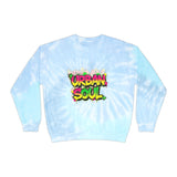 Tie-Dye Sweatshirt — 'Urban Soul' Graffiti Retro Crewneck
