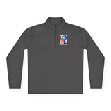 LOVE Retro Block Quarter-Zip Pullover