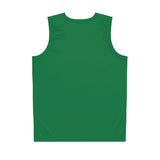 Green Basketball Jersey - 'Urban Soul' Logo Performance Tank