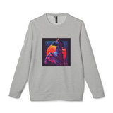 Retro Neon Cyberpunk Cat Crewneck Sweatshirt