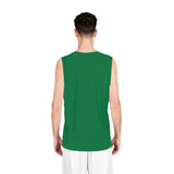 Green Basketball Jersey - 'Urban Soul' Logo Performance Tank