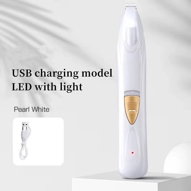 1Pc Electric Pet Clippers Cats Dog Foot Hair Trimmer USB Charging Pet Paw Hair Clipper Shaver Grooming Machine Pets Products