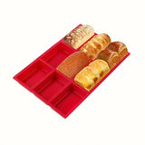 1Pc 9-Cavity Silicone Mini Loaf Pan for Baking Cake, Bread, Meatloaf, Cornbread, Brownie, Muffin,And Soap Easy to Clean