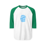 Raglan Shirt - "Trust the Timing of Your Life" Motivational Baseball Tee