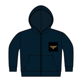 Toddler Fleece Zip Hoodie with Small Front Logo