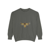 Egyptian Falcon Sweatshirt — Golden Horus Graphic Crewneck