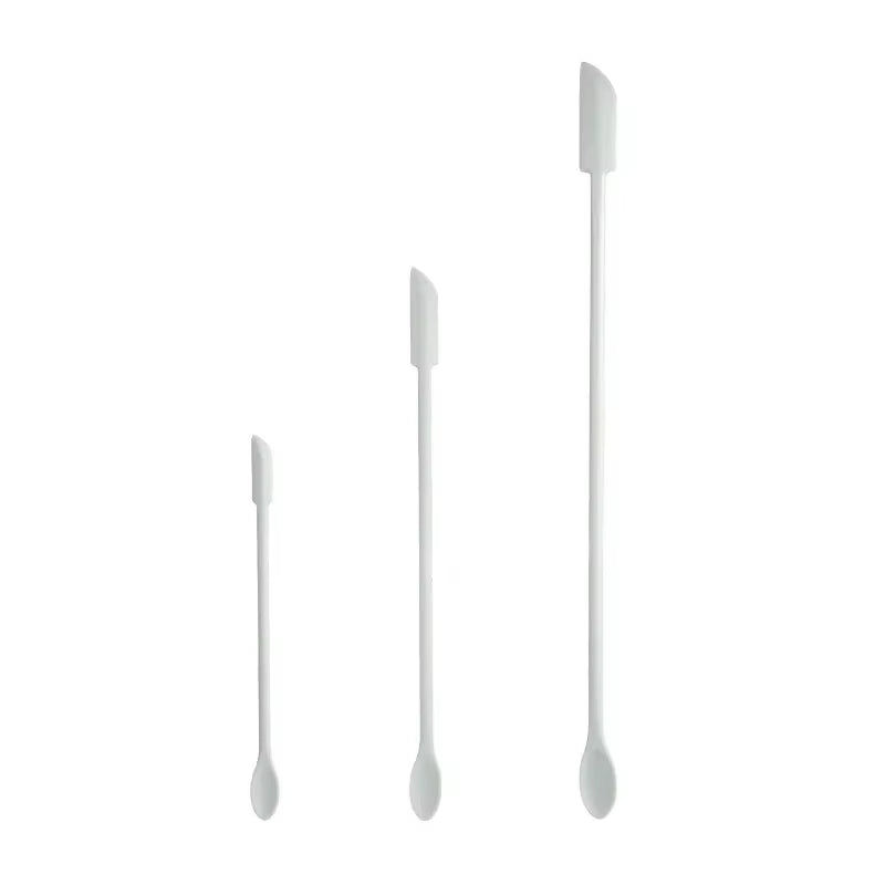 Cosmetic Bottle Silicone Mini Scraper Three Piece Set Baking Double End Two in One Spatula Jam Bottle Scraper Spoon Set