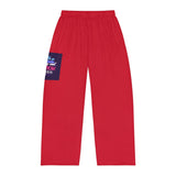 Men's Red Pajama Pants — 'Be So Happy You Look Good' Pocket Graphic