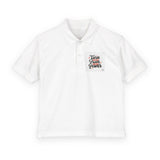 Youth Polo Shirt with Blue Earth Logo — Kids School Uniform Polo