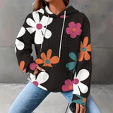 Hooded Sweatshirt Digital Printing Casual Women's Hooded Sweatshirt