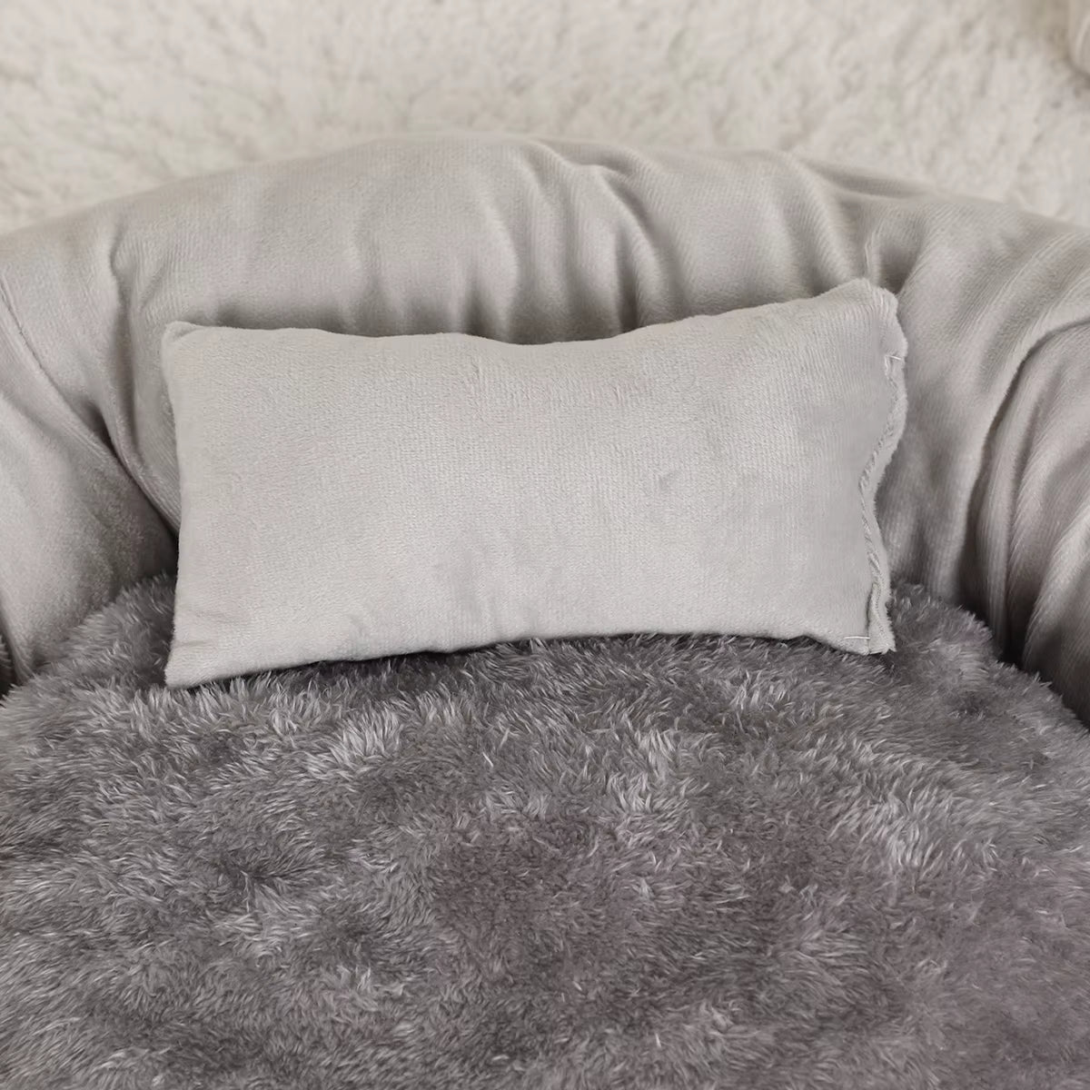 Pet Beds Small Dogs Puppy Bed Sofa Dog Accessorys Accessories Plush Medium Basket Warm Washable Fluffy Kennel Pets Products