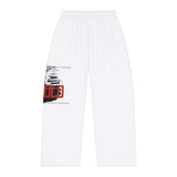 Men's Pajama Pants with 'Alpha Global' Logo — Cozy White Lounge Sleepwear