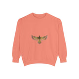 Egyptian Falcon Sweatshirt — Golden Horus Graphic Crewneck