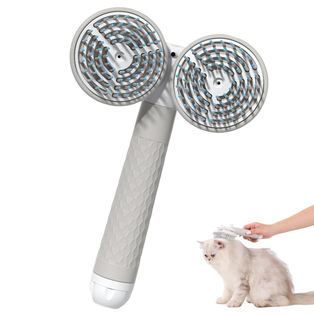 Pet Cat Brush Dog Slicker Brush Double-Headed Negative Ion One-Button Self Cleaning Dog Cat Hair Removal Pets Products