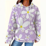 Hooded Sweatshirt Digital Printing Casual Women's Hooded Sweatshirt