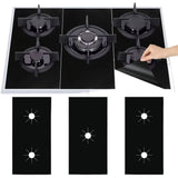 3 Piece Gas Stove Guard, Gas Stove Mat, Stove Anti-Scratch Protection Pad, Stove Surface Guard Is Easy to Clean and Reusable