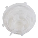 6Pcs Silicone Stretch Lids, Food Bowl Covers, Reusable Food Saving Covers, Retractable Multifunctional Fresh-Keeping Lid