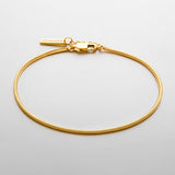 Mens Fashion Sterling Silver Snake Bone Bracelet