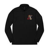 Embroidered Colorblock Guitar Quarter-Zip Pullover