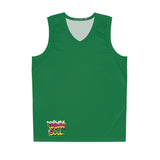 Green Basketball Jersey - 'Urban Soul' Logo Performance Tank