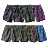 Summer Loose Leopard Print Shorts Men
