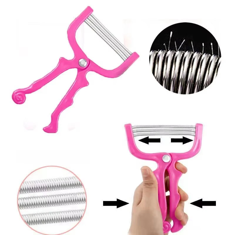 1 Pcs Facial Hair Remover Manual Removal Epilator Beauty Shavingthreading Tool for Women