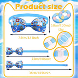 20PCS Dog Bow Tie Summer Fashion Pet Grooming Accessories Handmade Adjustable Collar Bowties for Dogs and Cats Pet Product
