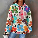 Hooded Sweatshirt Digital Printing Casual Women's Hooded Sweatshirt