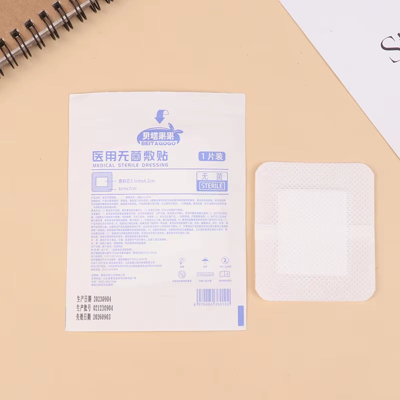 20Pcs Waterproof Band-Aid Wound Band Dressing Medical Transparent Sterile Tape for Swimming Bath Wound Care Protect First Aid