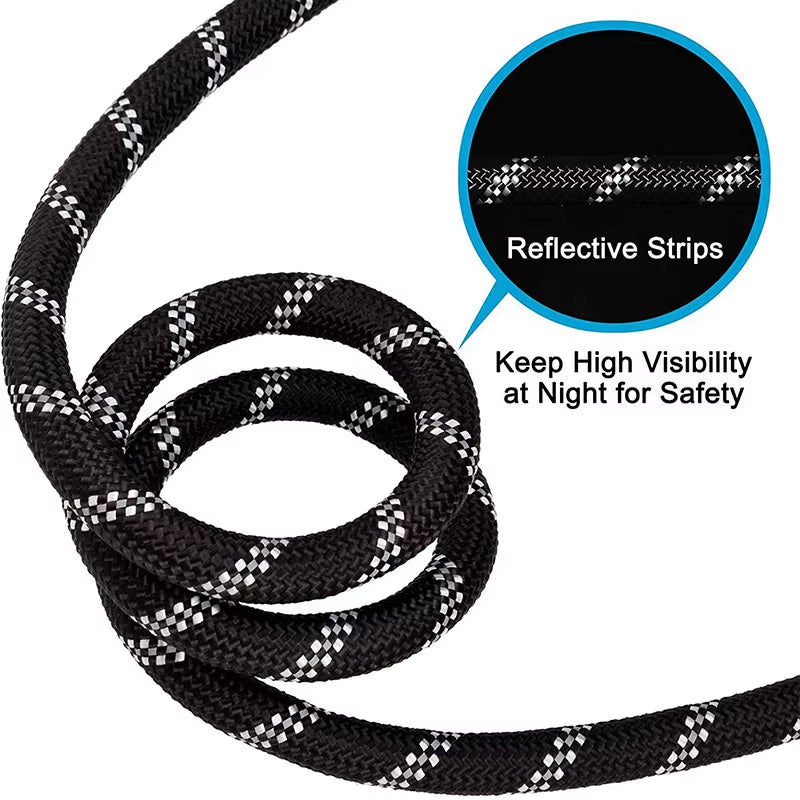 300Cm Nylon Reflective Pet Tractionrope Small Medium-Sizedmulti-Color Circular Tractionrope Comfort Handle Dog Leash Pet Product