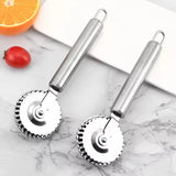 1PC New Arrival Ravioli Cutter Stainless Steel Wheel, Perfect for Cutting, Sealing, and Crimping Fresh Pasta and Pastry Dough